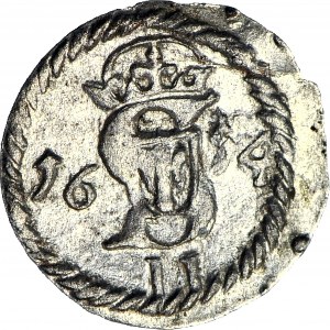 RRR-, Zygmunt III Waza, Dwudenar 1614 H, Wilno, b. rzadki rocznik, R7, T.30mk