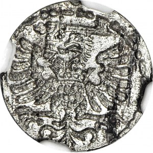 Sigismund III. Vasa, Denar 1597, Danzig, Münzstätte, selten