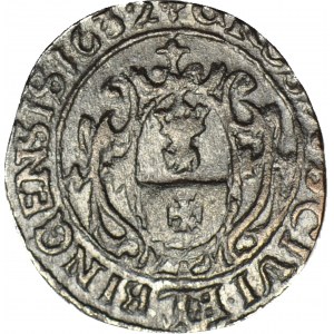 RR-, Gustav II Adolf, 1632 penny, Elblag, R6