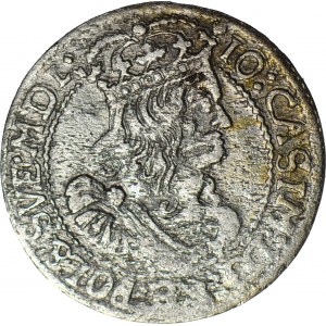 RR-, John II Casimir, Sixpence 1664, Cracow, wrong denomination IV