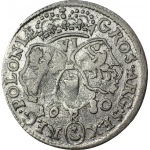 RR-, Jan III Sobieski, Szóstak 1680, litera K, R6