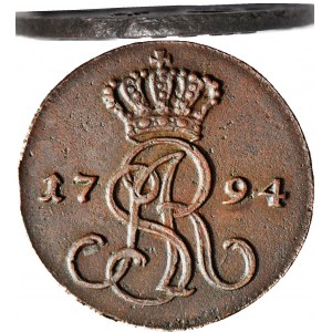 RR-, Stanislaw A. Poniatowski, 1794 MV penny, pieces weighing 4.5g !