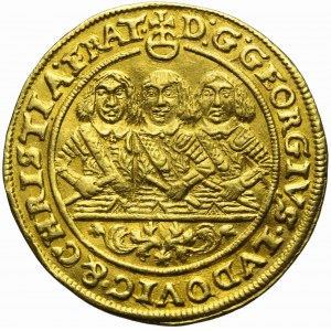 RR-, Schlesien, Dukat 1659, Drei Brüder, Brzeg, Hybrid 1658/1659