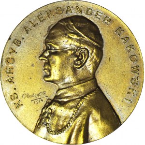 R-, Medal, Rev. Archbishop Aleksander Kakowski 1913, MENNY