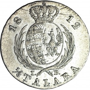 Duchy of Warsaw, 1/3 thaler 1812, nice