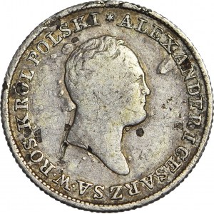 Königreich Polen, Alexander I., 1 Zloty 1824 IB, selten