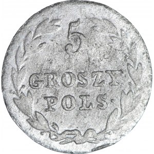 Kingdom of Poland, 5 pennies 1825
