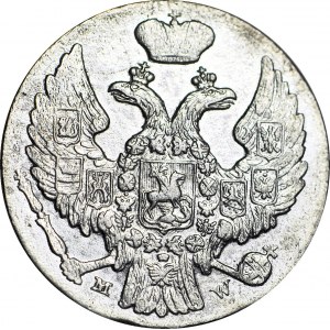 RR-, Kingdom of Poland, 10 groszy 1839, rare vintage, mintage 59 thousand, MENNICA