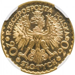 RR-, 20 gold 1925, Boleslaw the Brave, PROOFLIKE