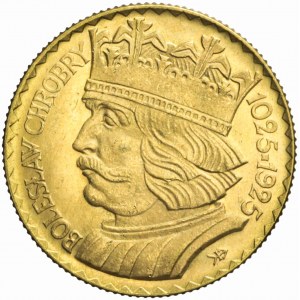 20 gold 1925, Boleslaw the Brave, minted