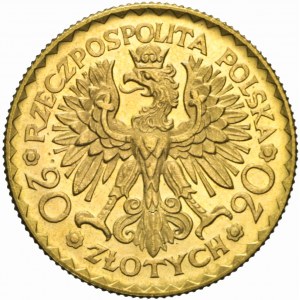 20 gold 1925, Boleslaw the Brave, minted