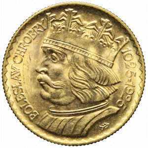 10 Gold 1925, Chrobry, schön