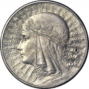 10 złotych 1932, Głowa, Londyn, mennicza