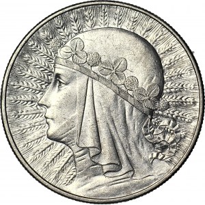 10 zloty 1932, Head, Warsaw, minted