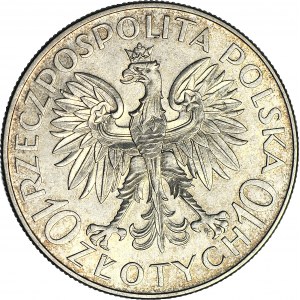 10 gold 1933, Sobieski, minted