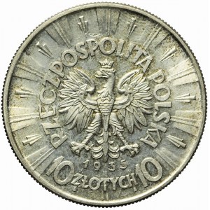 10 złotych 1935, Piłsudski