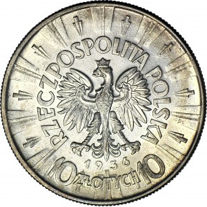 10 Zloty 1936, Piłsudski, Münzstätte