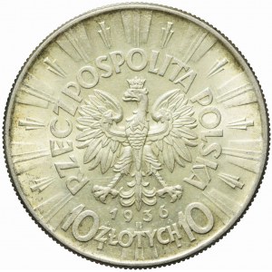 10 złotych 1936, Piłsudski