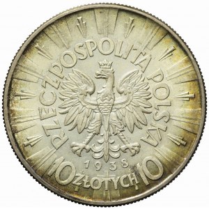 10 gold 1938, Pilsudski