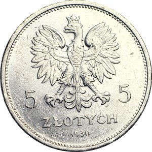 5 złotych 1930, Sztandar, menniczy