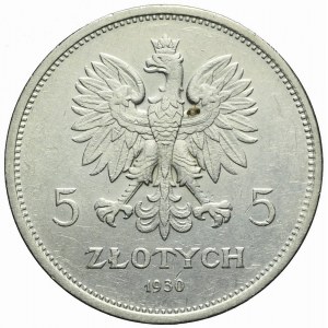 5 złotych 1930, Sztandar