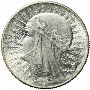 5 złotych 1933, Głowa, piękne