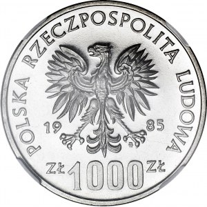 1000 złotych 1985, 40 lat ONZ, PRÓBA, nikiel