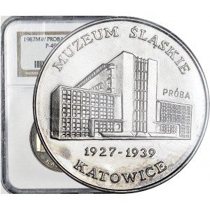 1000 złotych 1987, Muzeum Śląskie - Katowice, PRÓBA, nikiel