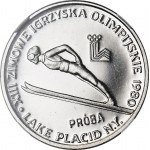 2000 złotych 1980, Lake Placid - Skoczek, PRÓBA dla złota, nikiel