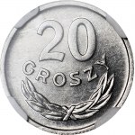 R-, 20 haléřů 1957, ŠIRŠÍ DATUM, HLEDÁNO