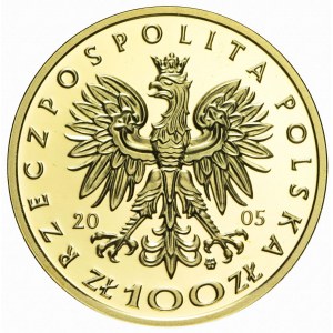 100 Zloty 2005, August II. der Starke