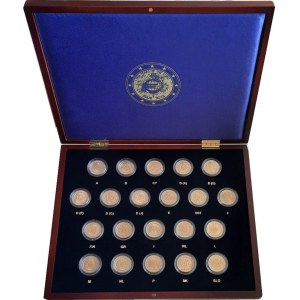 Spain, 2 Euro 2012, 10 years of euro in circulation, set of 21 pieces