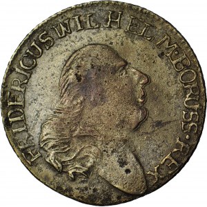 Deutschland, Preußen, Friedrich Wilhelm II, 4 Pfennige 1797, Fälschung