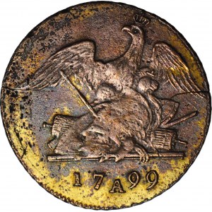 Nemecko, Prusko, Friedrich Wilhelm III, friedrich d'or 1799, dobový falzifikát