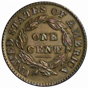 USA, 1 cent 1828