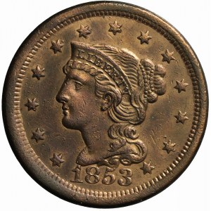 USA, 1 Cent 1853