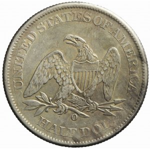 USA, 1/2 Dollar Liberty Seated, 1861 O, New Orleans