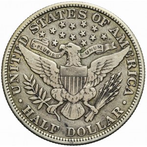 USA, 1/2 dolara Barber, 1906, Filadelfia