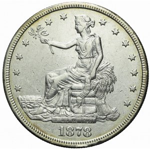 USA, 1 Trade dolar 1878 S, San Francisco
