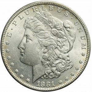 USA, $1 1881 S, San Francisco, Typ Morgan, schön