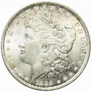 USA, $1 1889, Philadelphia, Morgan type, beautiful
