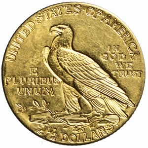 USA, 2 1/2 dolara 1929, Indianin, Filadelfia