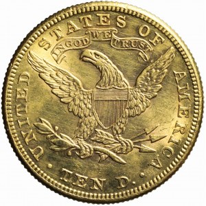 USA, $10 1882, Liberty Head, Philadelphia