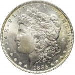 USA, 1 dolar 1885 O, Nowy Orlean, typ Morgan, piękny