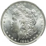 USA, $1 1884 O, New Orleans, Typ Morgan, geprägt