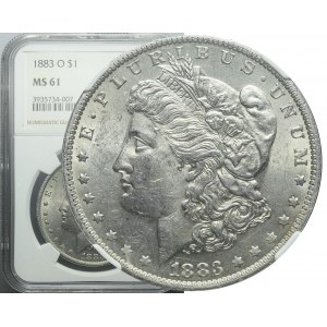 USA, $1 1883 O, New Orleans, Morgan type, beautiful