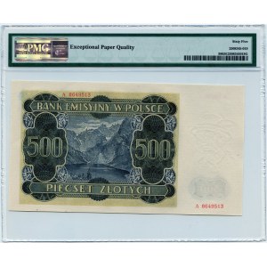 500 złotych, 1.3.1940, seria A