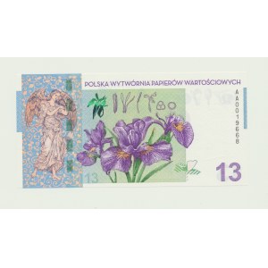 PWPW, Demeter-Werbebanknote, AA0019668, in Ausgabemappe