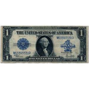 USA, 1 dolar 1923, Silver Certificate, Washington, Seria M