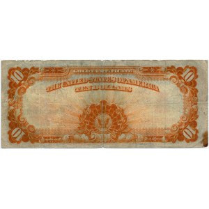 USA, $10 1922, Gold Certificate, Hillegas, H series